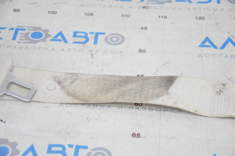 Seat belt rear right BMW 7 G11 G12 16-22 beige, dry cleanable