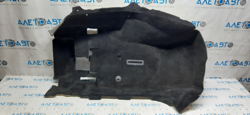 Floor covering right Cadillac ATS 13 - black, tears, for dry cleaning