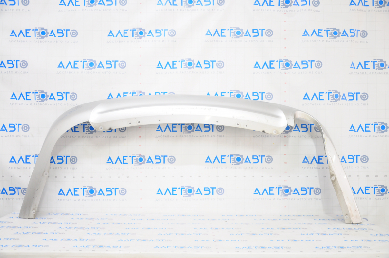 Rear bumper lip Ford Fusion mk5 13-18 for 1 pipe silver, scratches
