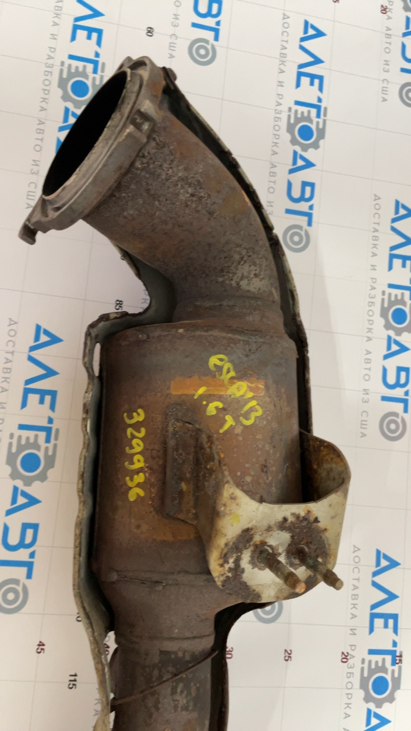 Catalytic converter Ford Escape MK3 13-19 1.5T 1.6T torn mesh on the corrugation