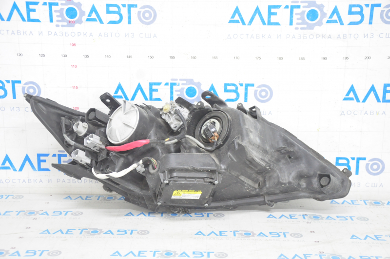 Headlight front left complete Lexus ES300h ES350 13-15 dorest xenon + LED DRL, sand, scratches on glass