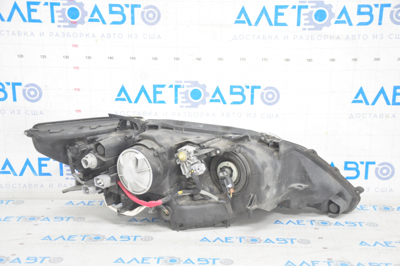 Headlight front left complete Lexus ES300h ES350 13-15 dorest xenon + LED DRL, sand, scratches on glass