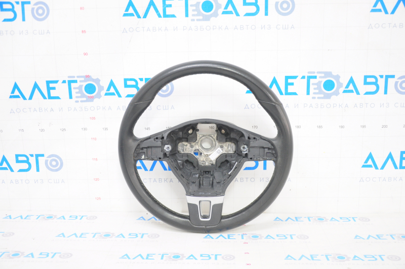 Naked steering wheel VW Tiguan 11-17 rest, rubber, black, scratches