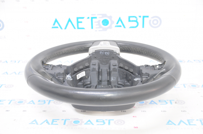 Naked steering wheel VW Tiguan 11-17 rest, rubber, black, scratches