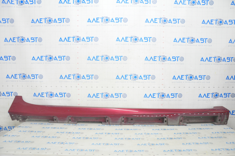 Right threshold Lexus ES300h ES350 13-18 red, scratches, broken fastener, fracture