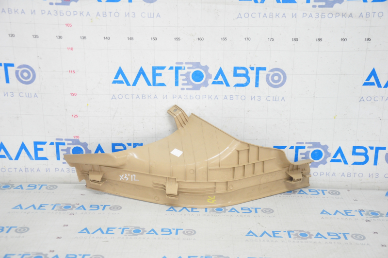 Door sill trim inner rear left BMW X3 F25 11-17 beige