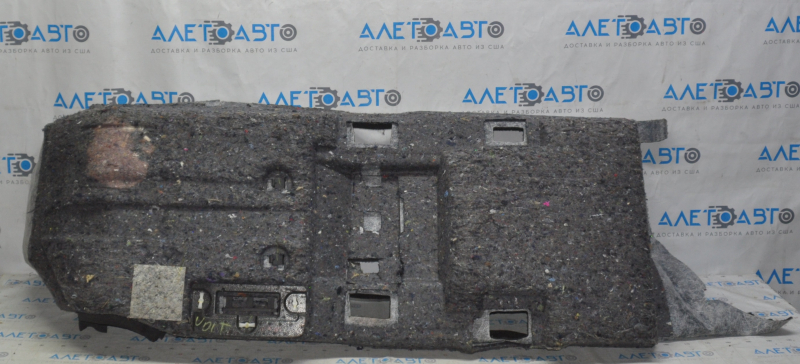 Floor covering right Chevrolet Volt 11-15 black, lining peeled off, needs dry cleaning