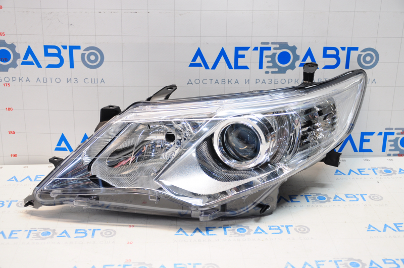 Headlight front left Toyota Camry v50 12-14 naked usa LE DEPO white reflector