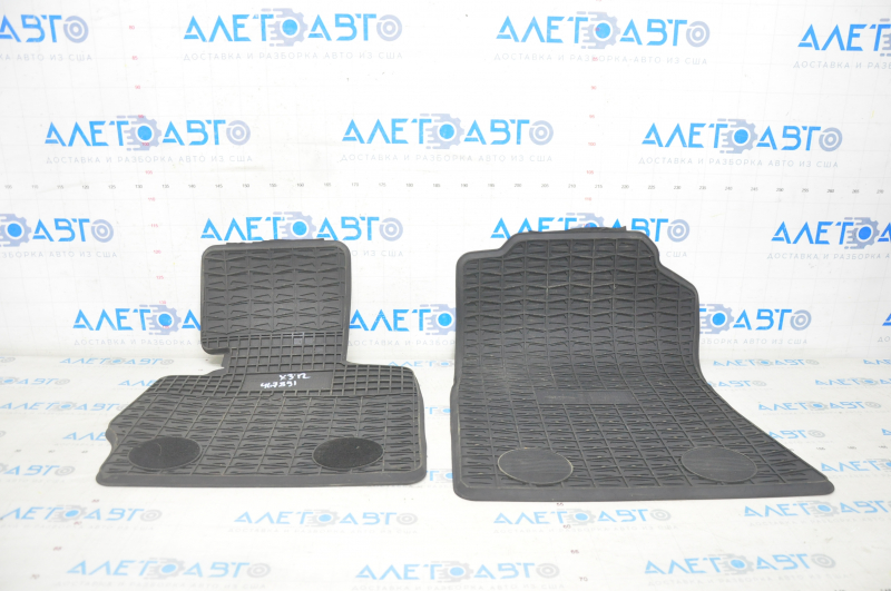 Set of interior mats BMW X3 F25 11-17 rubber black