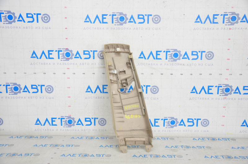 Center pillar trim upper belt right Lexus RX300 RX330 RX350 RX400h 04-09 beige, chemically treated, scratch