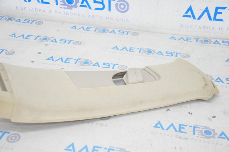 Center pillar trim upper belt right Lexus RX300 RX330 RX350 RX400h 04-09 beige, chemically treated, scratch