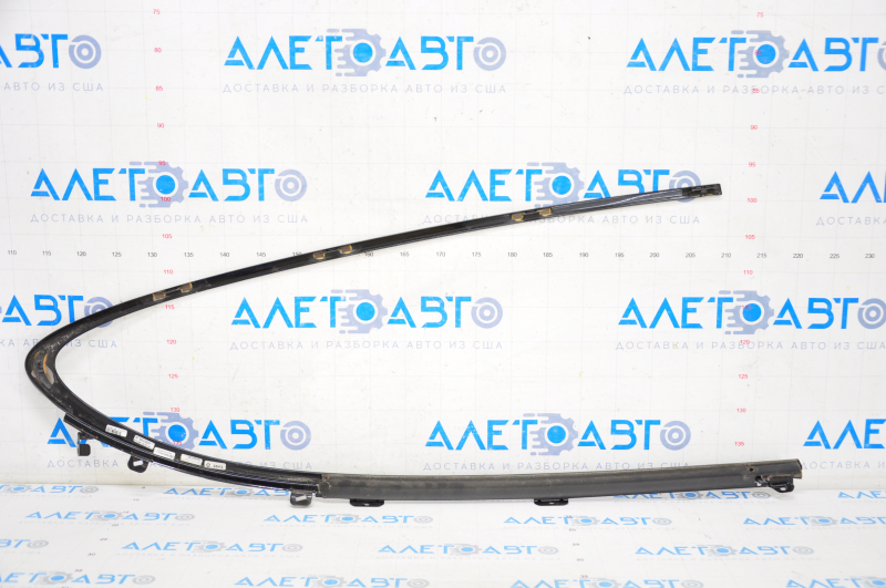 Molding rear left door Porsche Panamera 10-16 black gloss