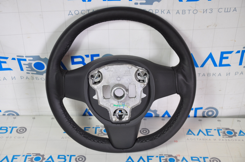 Naked steering wheel Tesla Model 3 18 - black leather, heated, re-sewn