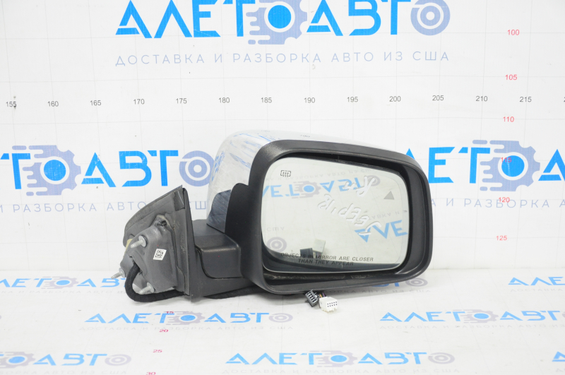 Right side mirror Jeep Grand Cherokee WK2 11-21 8+7 pin, heated, turn signal, auto-dimming, BSM, chrome, sand
