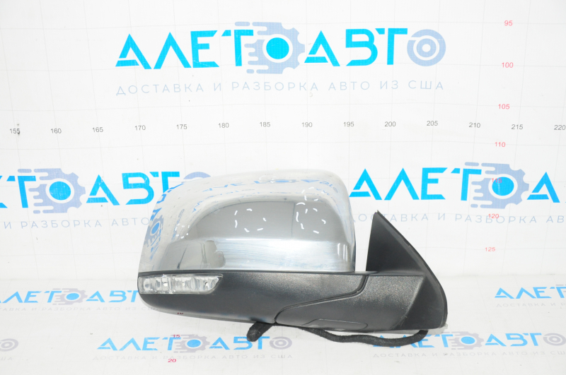 Right side mirror Jeep Grand Cherokee WK2 11-21 8+7 pin, heated, turn signal, auto-dimming, BSM, chrome, sand