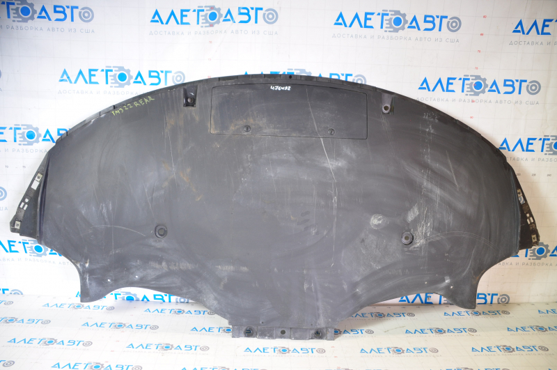 Tesla Model 3 18 rear bumper guard - under towbar, scuffed, scratches