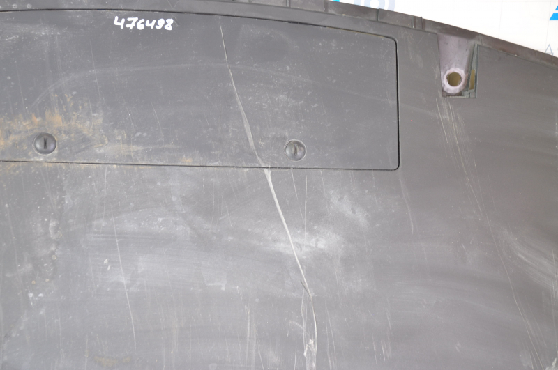 Tesla Model 3 18 rear bumper guard - under towbar, scuffed, scratches