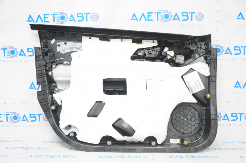Door trim card front right Chevrolet Volt 16- black with black insert leather BOSE, scratches