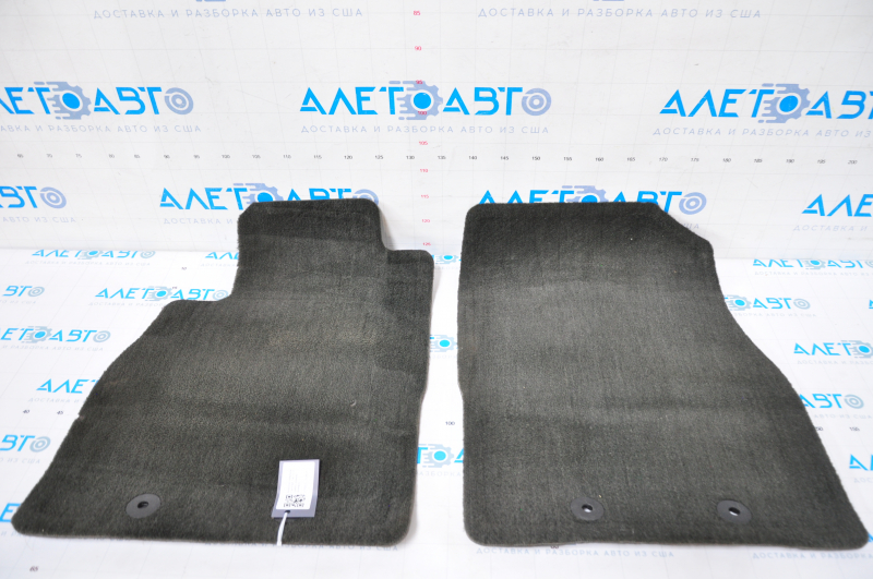 Set of mats Chevrolet Volt 11-15 cloth black, burnt