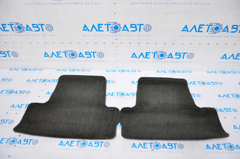 Set of mats Chevrolet Volt 11-15 cloth black, burnt