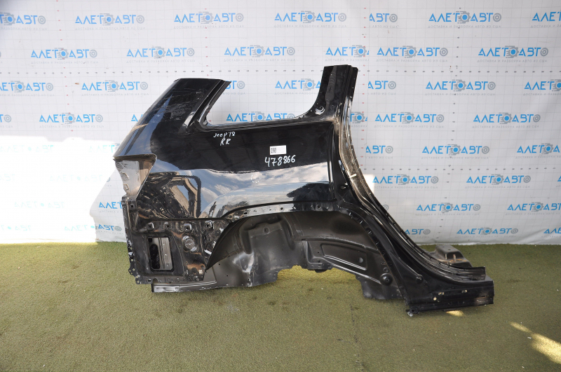 Quarter wing rear right Jeep Grand Cherokee WK2 11-21 black, pokes