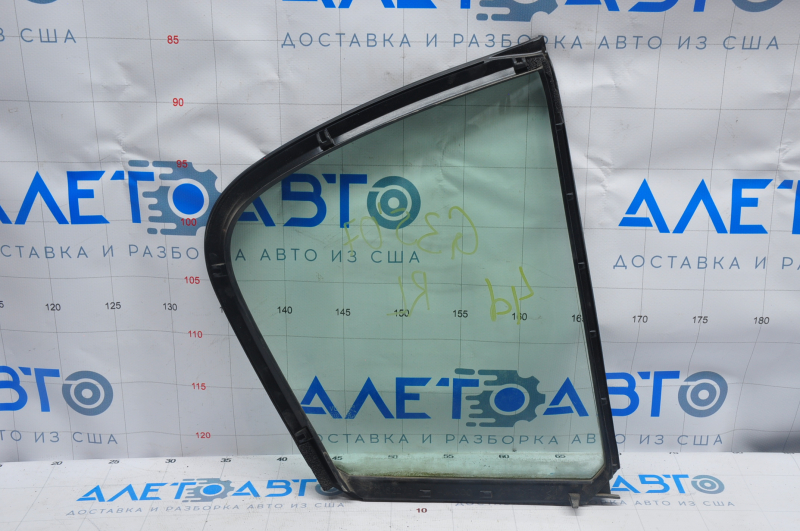 Door glass, triangle, with seal, rear left, Infiniti G25 G35 G37 4D 06-15
