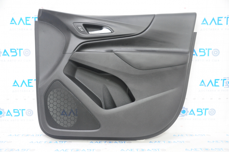 Door trim card front right Chevrolet Equinox 18-21 black, armrest leather, scratches