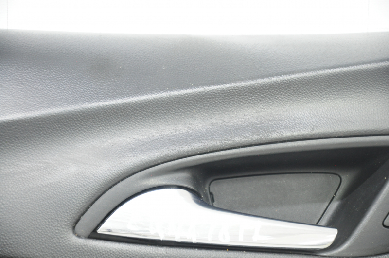 Door trim card front left Chevrolet Equinox 18-21 black, armrest leather, scratches