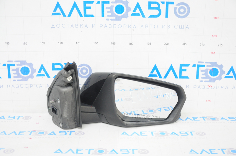 Side mirror right Chevrolet Equinox 18-21 black, 5 pins, heated