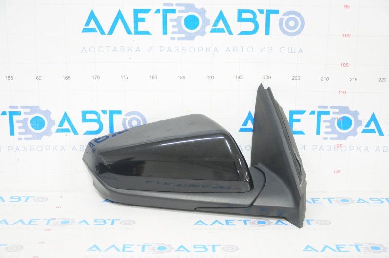 Side mirror right Chevrolet Equinox 18-21 black, 5 pins, heated