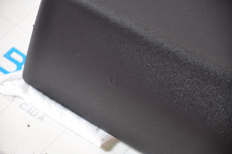 Door trim card rear left Tesla Model Y 20 - black leather, type 1, with backlight, matte trim, with speaker, with suede insert, with window lift control, with door opening button, tears, za