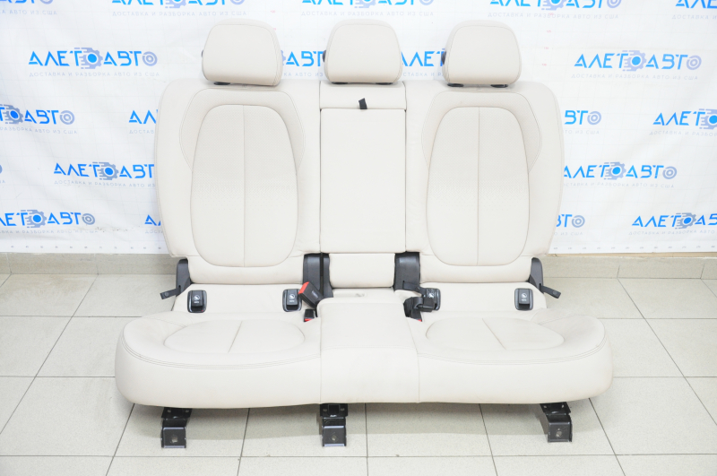 Rear row of seats 2 row BMW X1 F48 16-22 one-piece, leather beige Oyster
