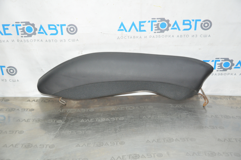 Rear Seat Side Trim Left Chrysler 200 15-17 Leather Black, Rusty Fasteners