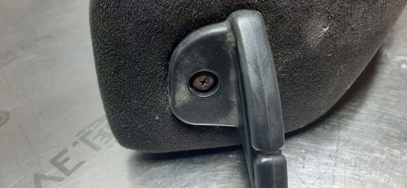 Side trim rear seats left Nissan Altima 13-18 velour black, for cleaning, burnt