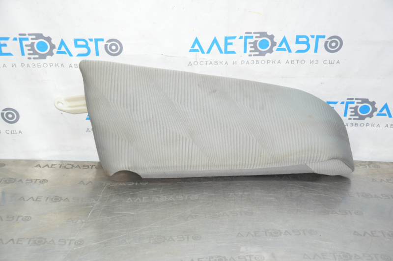 Side trim rear seats right Honda Accord 13-17 gray cloth, for dry cleaning