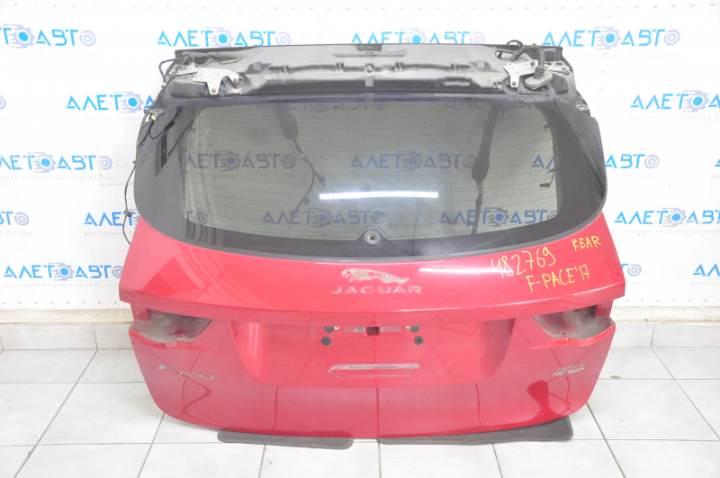 Naked tailgate with glass Jaguar F-Pace X761 17-20 red 2144