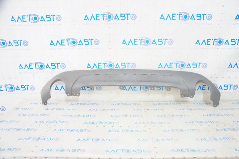 Rear bumper lip BMW X1 F48 16-19 X-line, Sport-line structure for 2 exhausts
