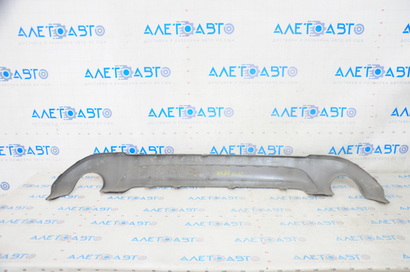 Rear bumper lip BMW X1 F48 16-19 X-line, Sport-line structure for 2 exhausts
