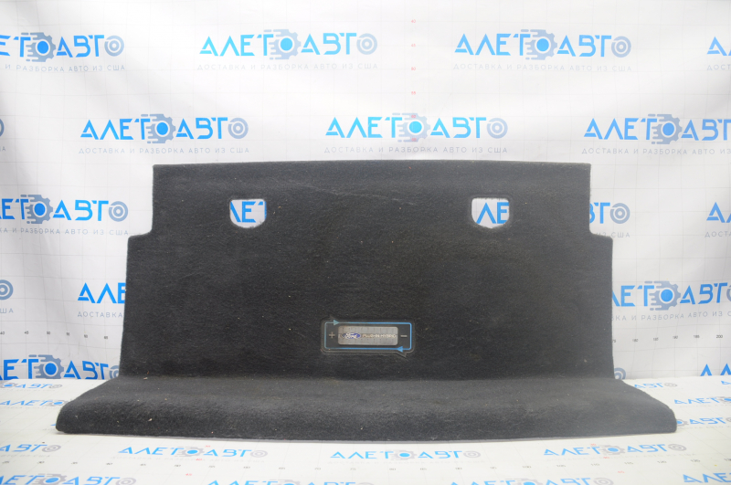 Rear boot floor Ford C-max MK2 13-18 Energi, black, without plugs, peeled off, for dry cleaning