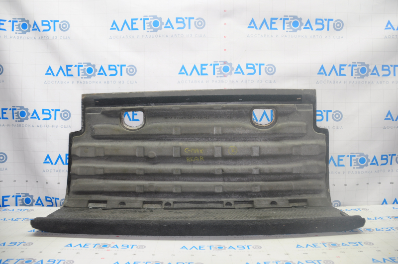 Rear boot floor Ford C-max MK2 13-18 Energi, black, without plugs, peeled off, for dry cleaning