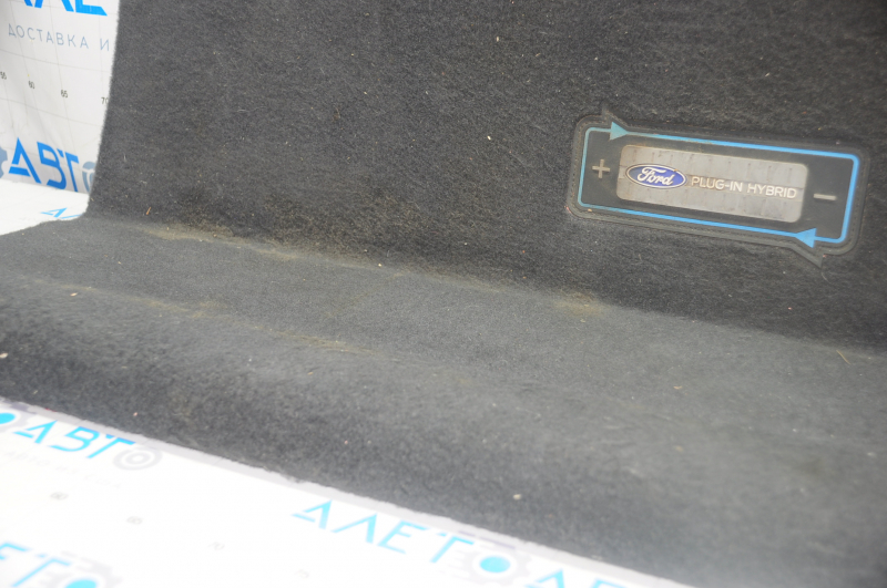 Rear boot floor Ford C-max MK2 13-18 Energi, black, without plugs, peeled off, for dry cleaning