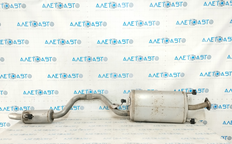 Muffler rear part resonator with barrel Toyota Highlander 20-22 3.5 dented