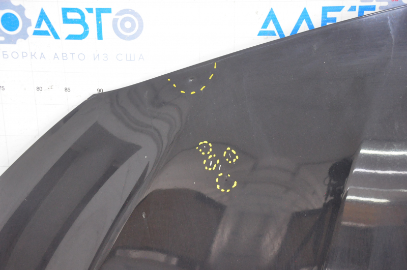 Hood bare Toyota Camry v70 18-24 aluminum, black 218, bumps, dented