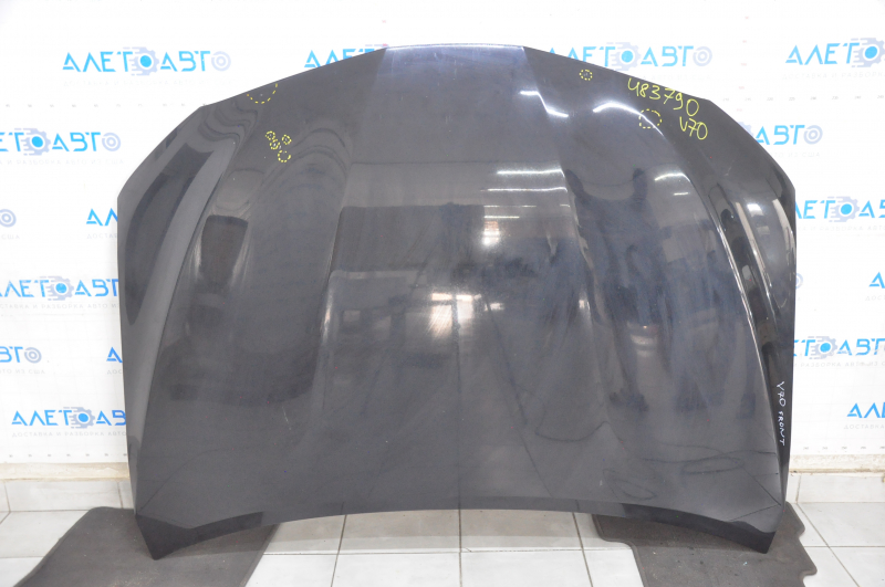 Hood bare Toyota Camry v70 18-24 aluminum, black 218, bumps, dented