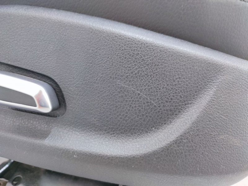 Passenger seat Audi A4 B8 13-16 with airbag, electric, heated, black leather, scratches on plastic