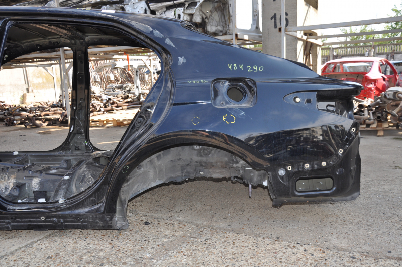 Quarter wing rear left Toyota Camry v70 18-24 without BSM, on the body, black, pokes