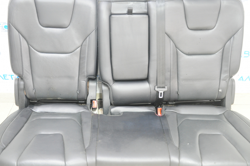 Rear row of seats 2 row Ford Edge 15- leather black, electric, Titanium, under cleaning