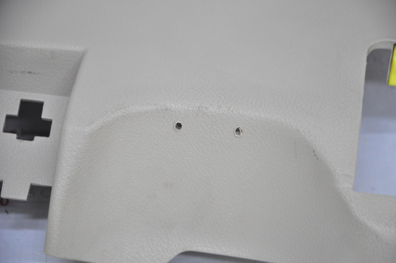 Driver's knee under-dash pad Toyota Camry v50 12-14 usa beige, scratches, holes in pad, cracked fastener