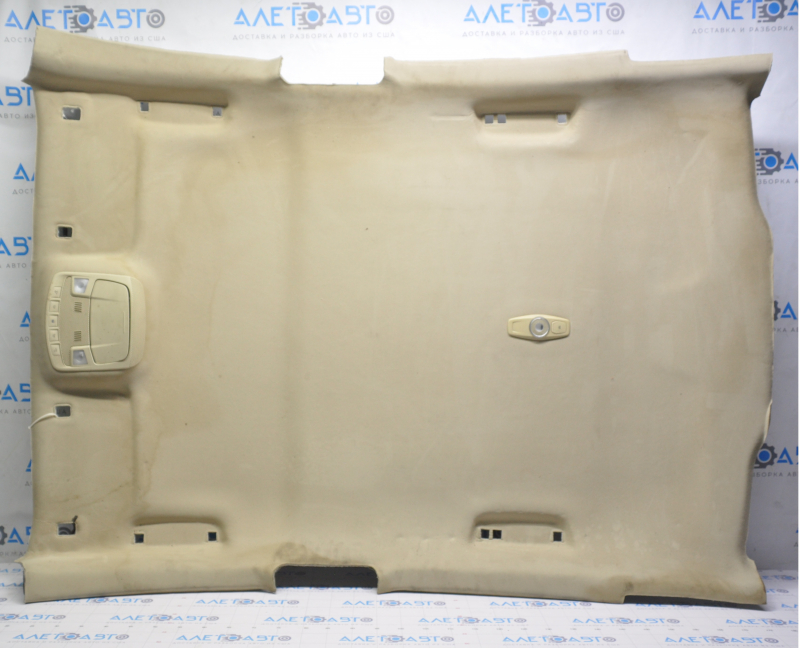Ford Fusion mk5 13-14 ceiling trim beige without sunroof, dry cleanable, bumps, creases