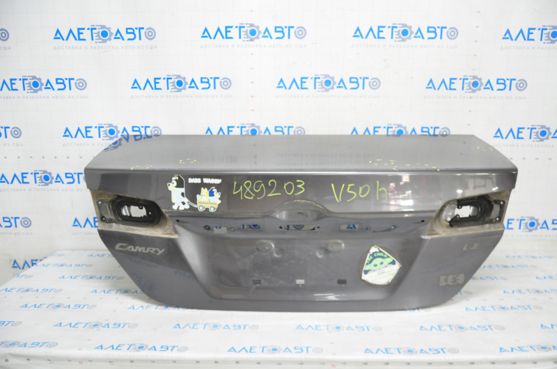 Trunk lid Toyota Camry v50 12-14 usa LE, graphite 1G3, dents